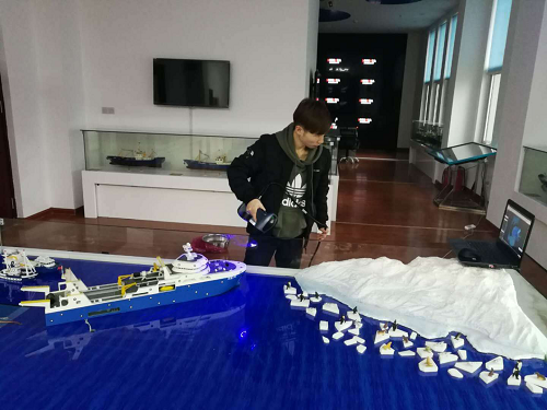 洋明达三维扫描仪助力船舶逆向工程(图1)
